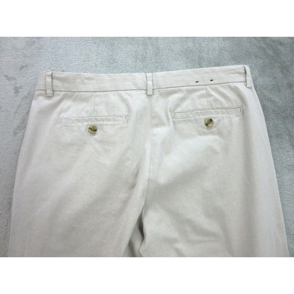 Banana Republic Dress Pants Men Size 33x34 (Actual 32 x 32) Slim Fit Beige